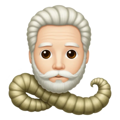 Herman .melville as a silk worm. sticker