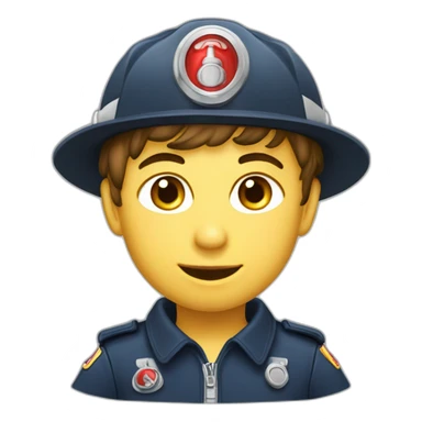 jeune sapeur pompier sticker