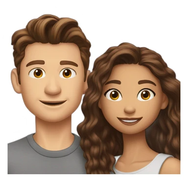Zendaya und tom holland sticker