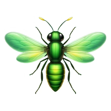 une luciole bien shinny  sticker