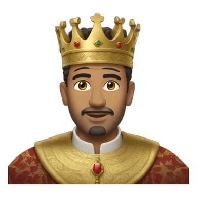 King of Morocco  sticker