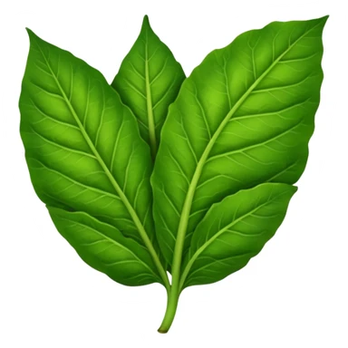 Tobacco leaf sticker