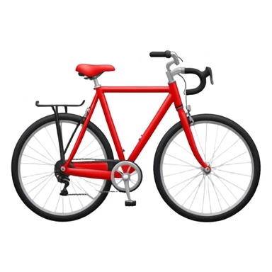 qr code with a picture of a red bicycle in the midle sticker