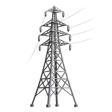 Power transmission tower sticker
