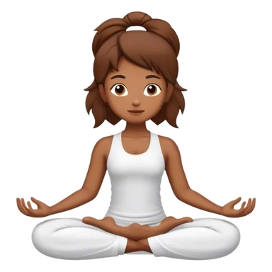 Asiendo yoga sticker