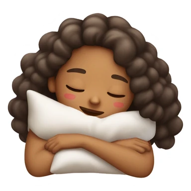 Girl taking a nap during christmas sticker