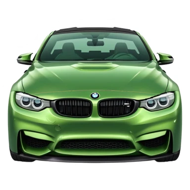 Green bmw m4 upgraded sticker