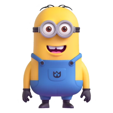 ugly-looking minion sticker
