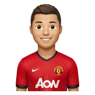 Ronaldo 2008 smiling  sticker