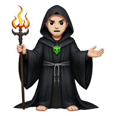 A preacher who's actually a demon.... but Noone knows it yet, in the style of your bleeding skull art. Dark gritty and menacing art style. Like in a doom game, full body sticker