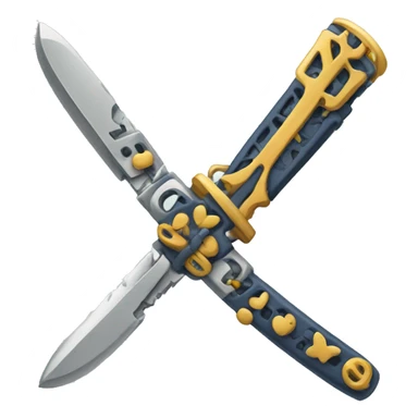 butterfly knife sticker