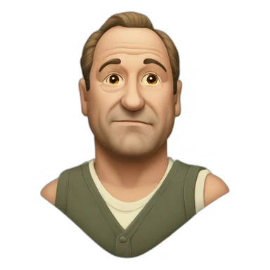Tony soprano enfadado sticker