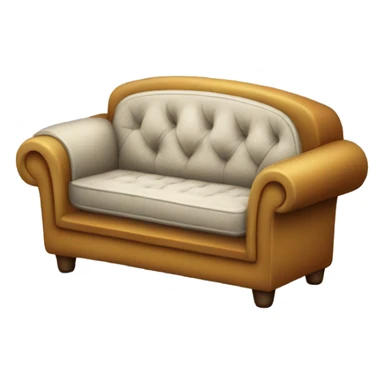 couch shaped phone sticker