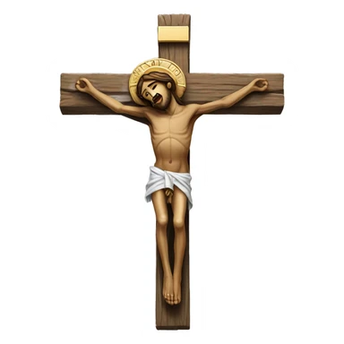 crucifix sticker