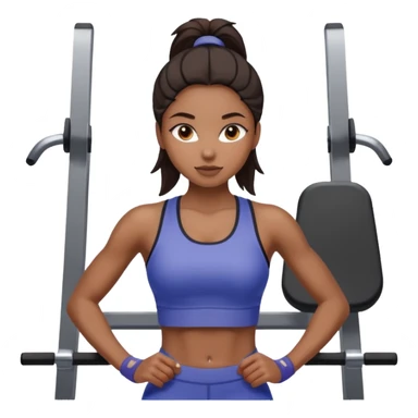 sport girl gym sticker