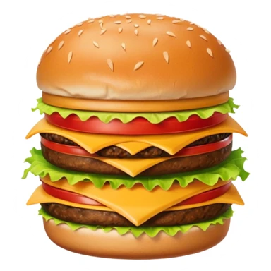 Burguro And Fryuro is two separate entities. The one on the left is a burger, consisting of 2 buns, lettuce, cheese, meat and tomatoes. The burger expresses a angry expression. While the one on the right is a carton of fries, also having a slightly annoyed expression. sticker
