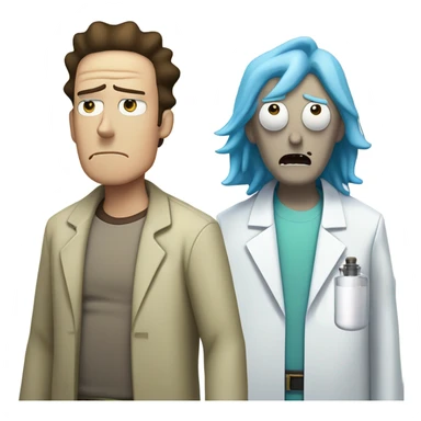 rick and morty sticker