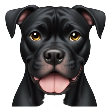 black pitbull  sticker