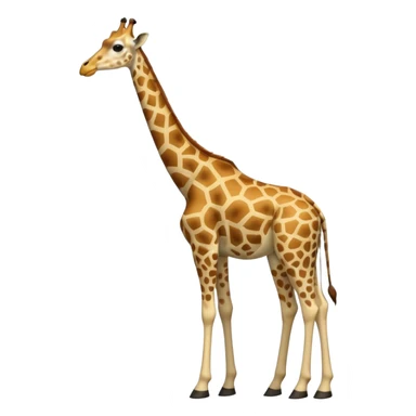 High resolution giraffe  sticker