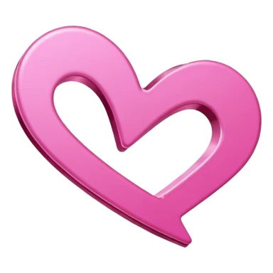 Pink Hair clips  sticker