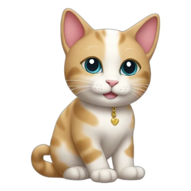 a cute spiritual cat sticker