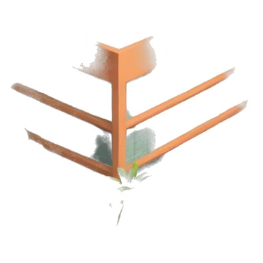 A tropical warehouse  sticker