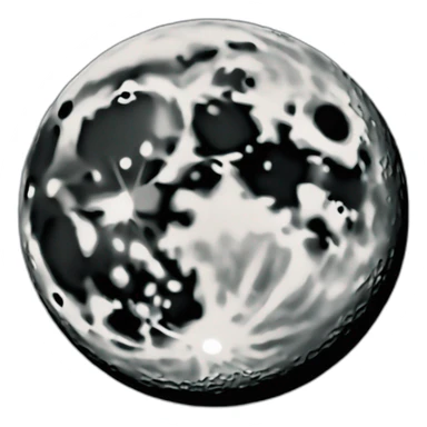 moon in the night sticker