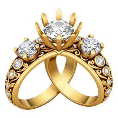 indian engagement ceremony - only show rings sticker