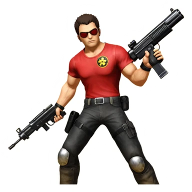 Эмблема игры serious sam 4 sticker