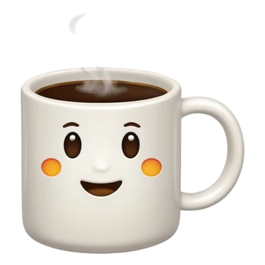 Coffee mug sticker