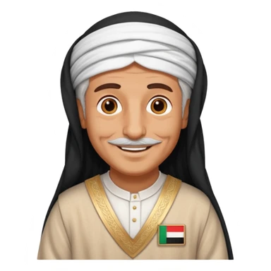 old emirates guys wearin gUAE cloths sticker