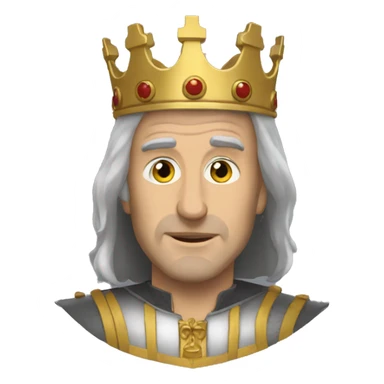 The king Baldwin IV sticker
