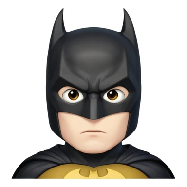 Batman looking serious sticker