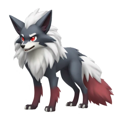 Zoroark-Lycanroc full body sticker
