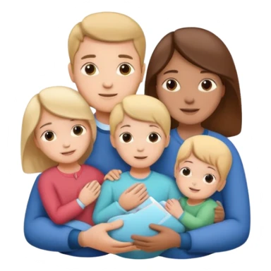 hands cradling a family, life insurance sticker