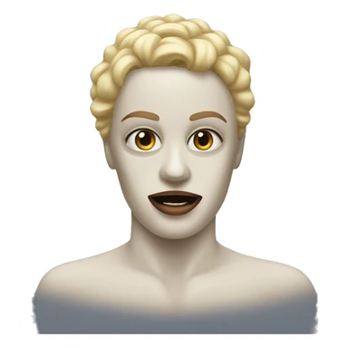 scary mannequin sticker