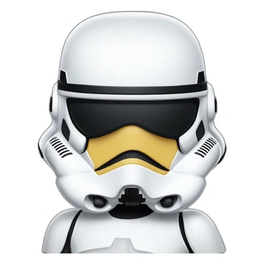 Stormtrooper in a bathing suit   sticker