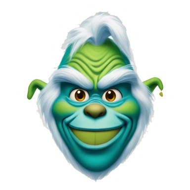 The grinch but he’s blue sticker