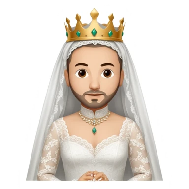 Robe mariage Blanche roi Mohammed VI du maroc sticker