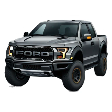 black ford raptor sticker
