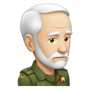 Russian hero Alyosha Popovich is lost in thought and scratching his head with his hand sticker