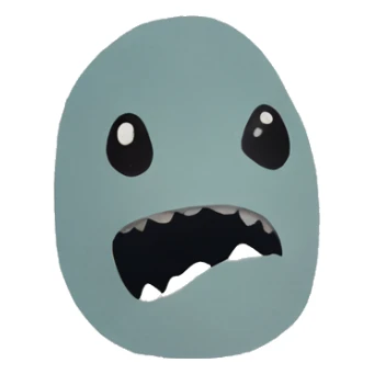 Cryptid piece of paper with lots of words ￼ sticker