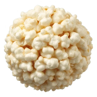 a corn ball sticker