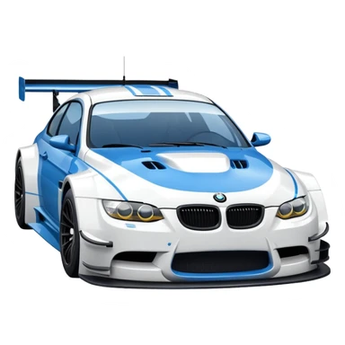 Make BMW M3 GTR emoji in detailed! sticker