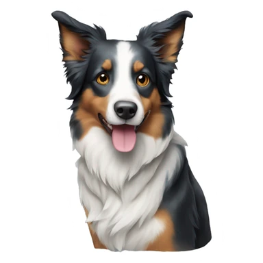 boarder collie blue healer  sticker
