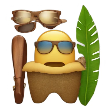 Maui jim meets Panama Jack sticker