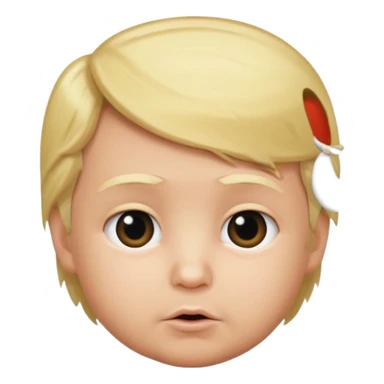 Donald Trump baby sticker