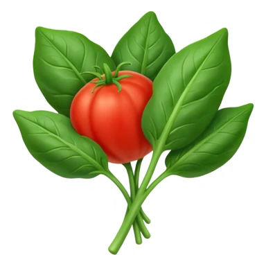 Spinach & tomato sticker
