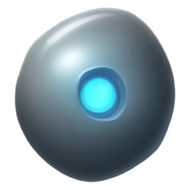 a glowing only grey space artifact sticker