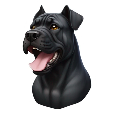Black presa canario  sticker